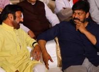 Chiranjeevi with Balakrishna