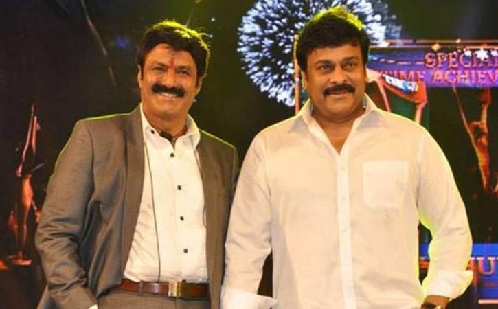 Chiranjeevi with Balakrishna Chiranjeevi with Balakrishna