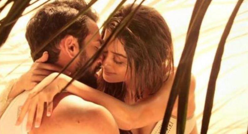Jay Bhanushali and Surveen Chawla in Hate Story 2 A still from Hate Story 2