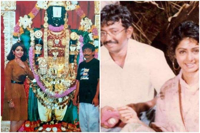 Sridevi and Ram Gopal Varma. Sridevi and Ram Gopal Varma