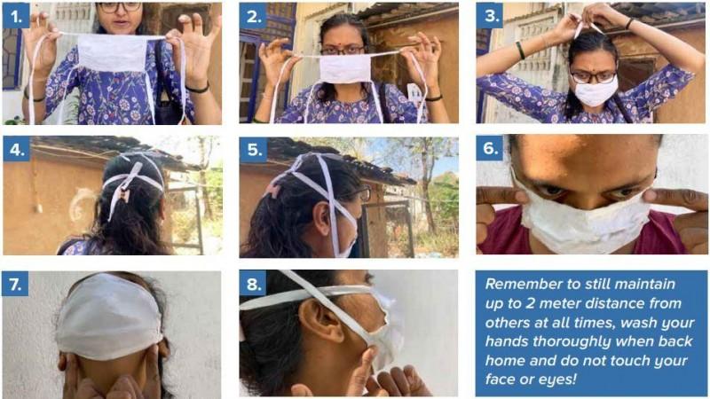 How to wear face mask