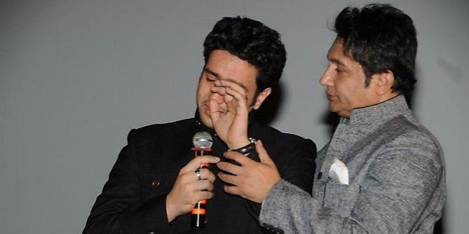 Adhyayan and Shekhar Suman