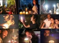 Actors lit the lamp to support PM Modi's initative