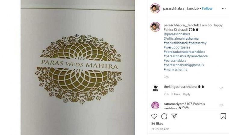 Paras Chhabra, Mahira Sharma Paras Chhabra, Mahira Sharma
