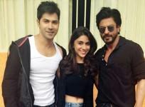 Varun Dhawan, Zoa Morani, Shah Rukh Khan