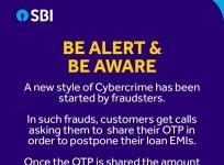 SBI issues warning