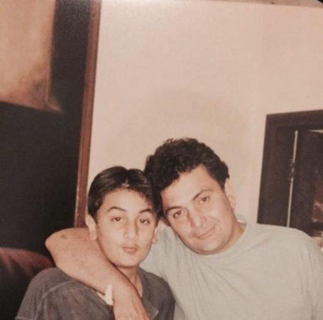 Ranbir Kapoor and Rishi kapoor Ranbir Kapoor and Rishi kapoor