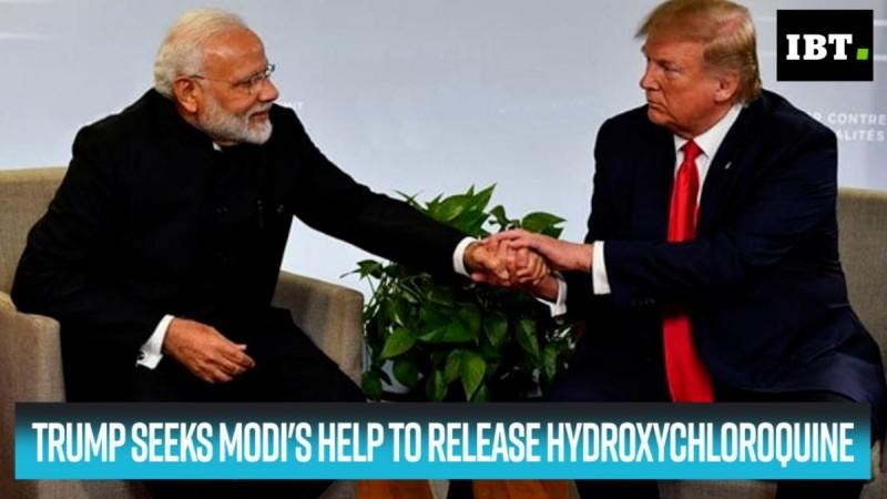 Trump seeks Modi's help to release Hydroxychloroquine