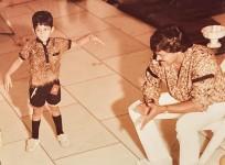 Chiranjeevi with Allu Arjun