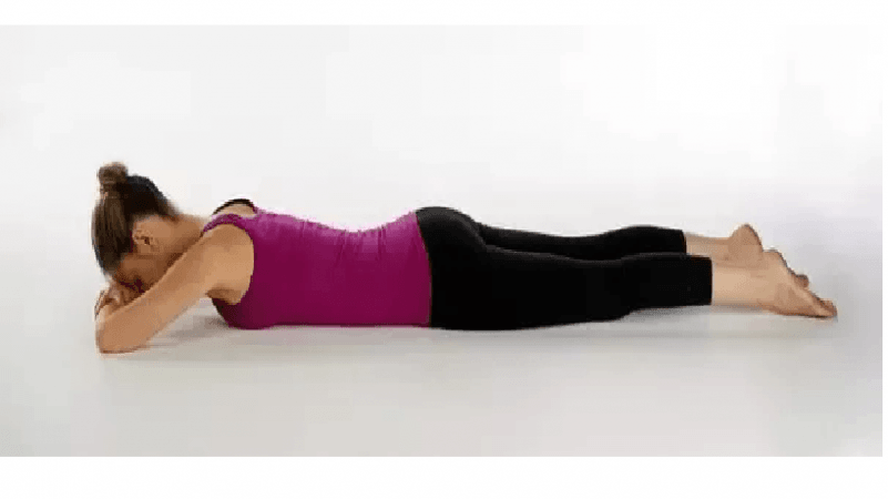 lay flat on front