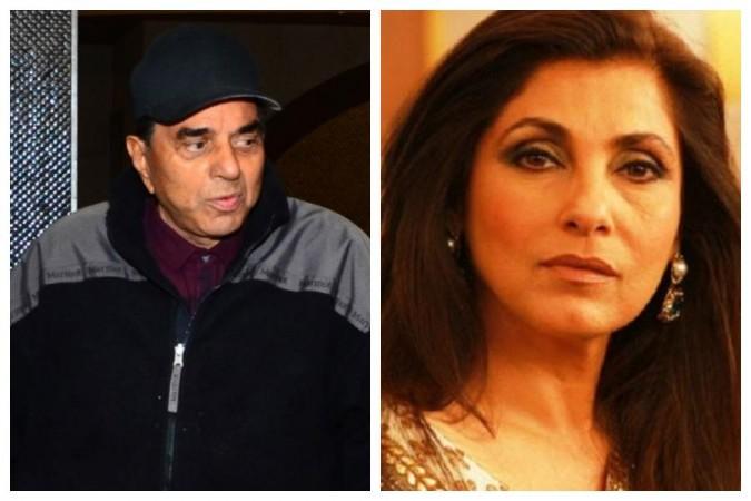 Dharmendra; Dimple Kapadia Dharmendra and Dimple Kapadia