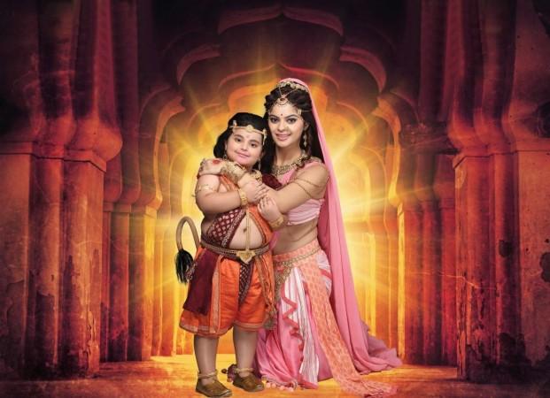 Baby Hanuman with mother