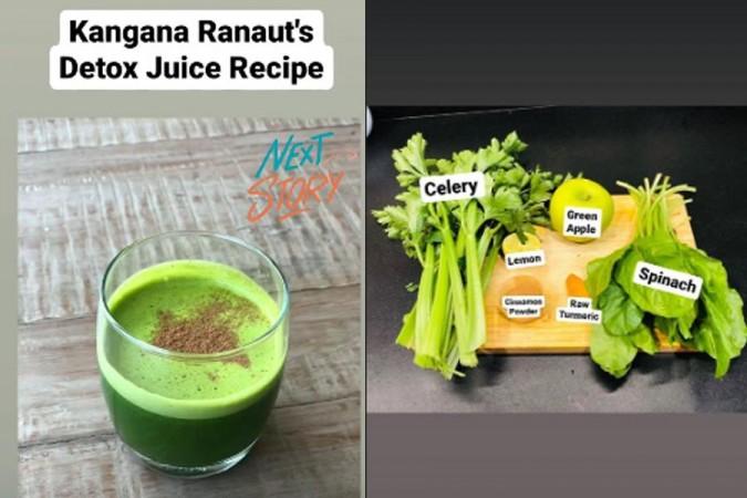 Kangana Ranaut detox juice