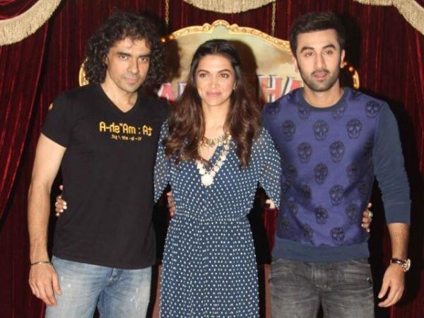 Deepika Padukone ,Ranbir Kapoor and Imtiaz Ali Deepika Padukone ,Ranbir Kapoor and Imtiaz Ali
