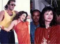 Sanjay Dutt, Madhuri Dixit, Richa Sharma