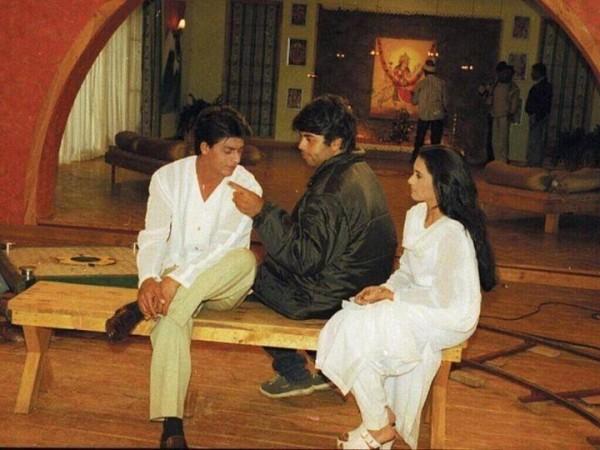 Rani Mukerji Shah Rukh Khan and Karan Johar Rani Mukerji Shah Rukh Khan and Karan Johar