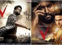 Nani's movie V poster