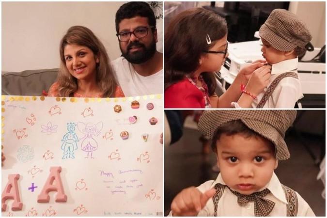 From the verge of divorce, Rambha now celebrates her 10th wedding anniversary with her husband Indran. Rambha's 10th Anniversary