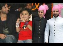 Saif ali with ibrahim