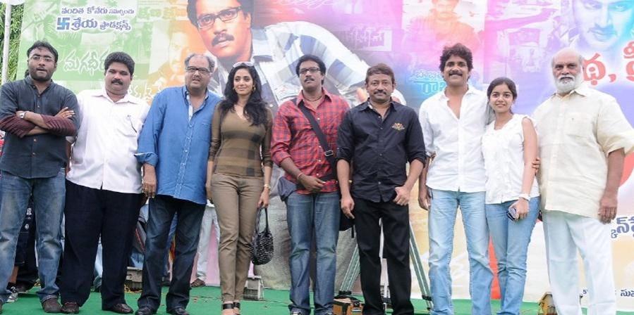 Sridevi and Boney Kapoor had flown down Hyderabad to attend RGV's Appalaraju muhurat function. Sridevi and Boney Kapoor at RGV's Appalaraju Muhurat