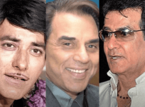 Raaj Kumar, Dharmendra and Jeetendra