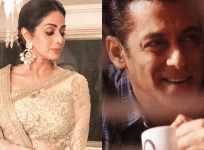 Sridevi Kapoor and Salman Khan
