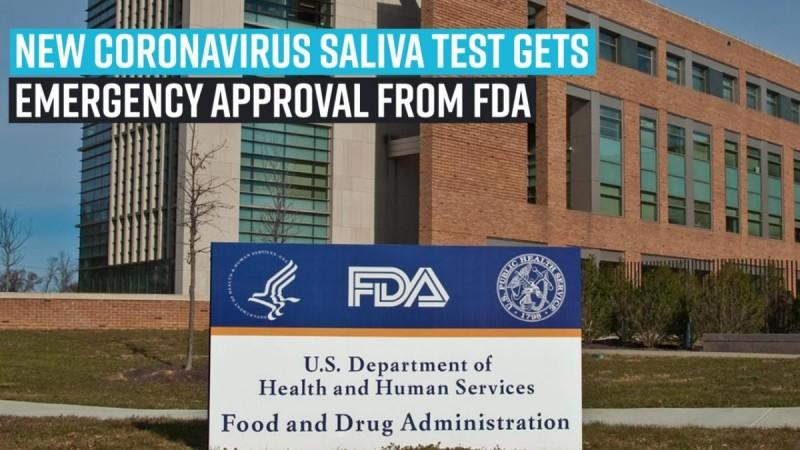 New coronavirus saliva test gets emergency approval from FDA