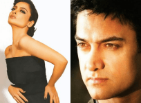 Rekha and Aamir Khan