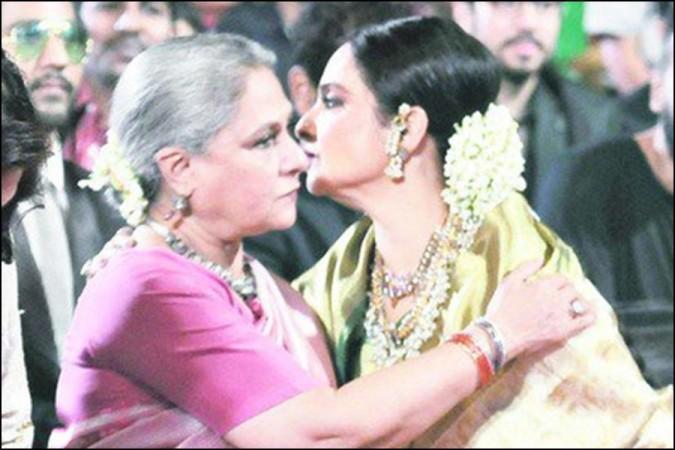 Rekha and Jaya