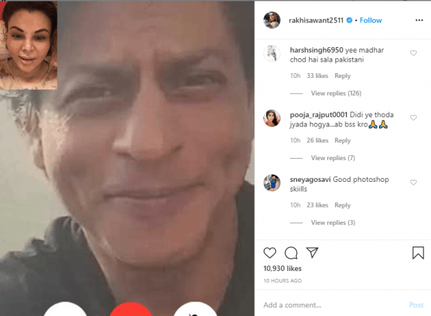SRK and Rakhi