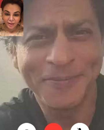rakhi and SRK