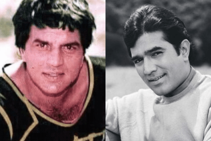 Dharmendra and Rajesh Khanna
