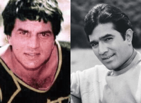 Dharmendra and Rajesh Khanna