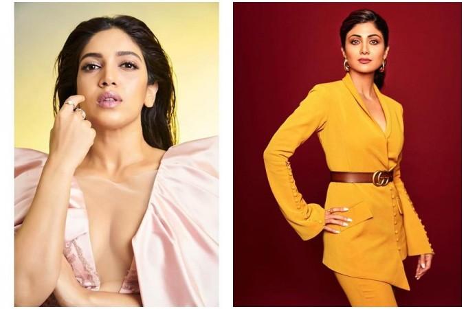 Bhumi Pednekar and Shilpa Shetty. Bhumi Pednekar and Shilpa Shetty