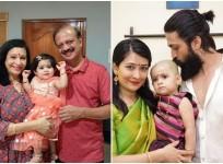 Radhika Pandit and Yash with her Parents