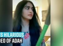 This hilarious video of Adah Sharma