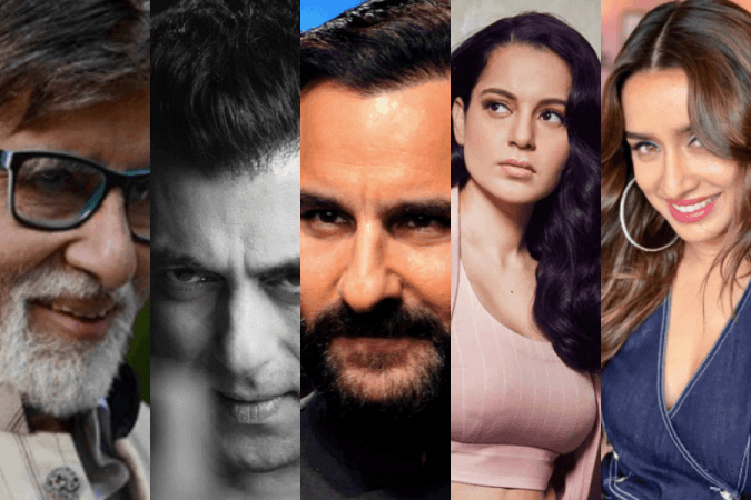 Amitabh Bachchan, Salman Khan, Saif Ali Khan, Kangana Ranaut and Shraddha Kapoor