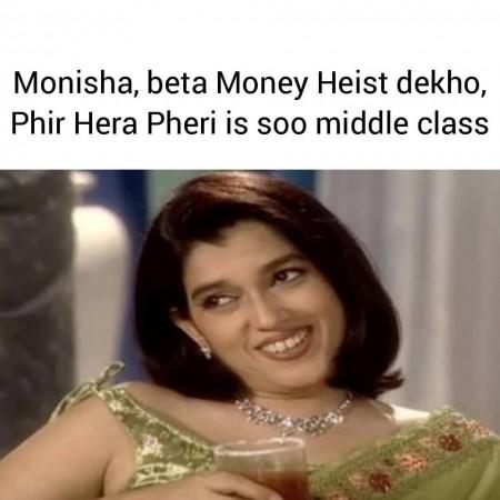 Maya Sarabhai on Money Heist