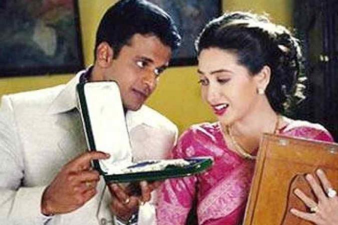 Karisma Kapoor and Manoj