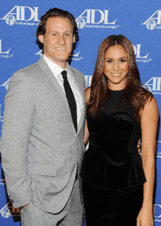 Meghan Markle and Trevor Engelson