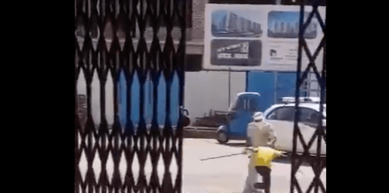 Cop thrashes young boy Cop thrashes young boy