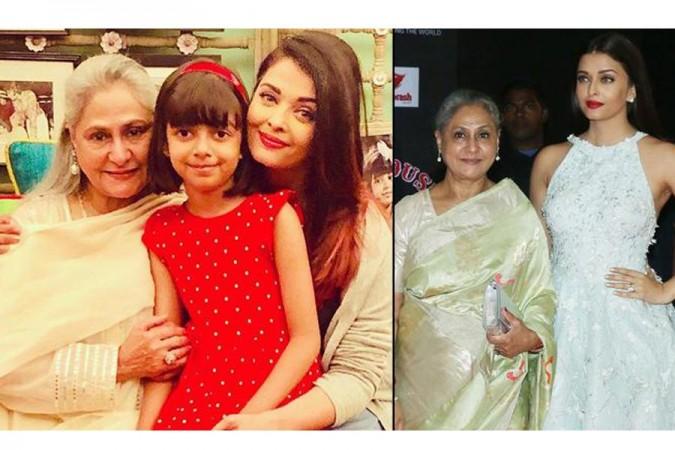 Jaya Bachchan and Aishwarya rai bachchan