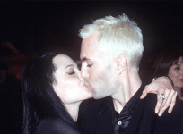 Angelina Jolie with her brother