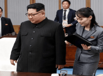 Kim Yo Jong with Kim Jong Un