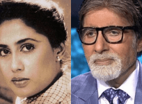 Smita Patil and Amitabh Bachchan