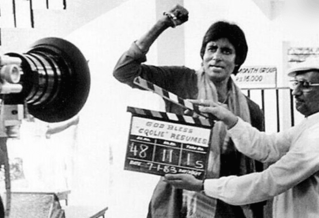 Amitabh Bachchan in Coolie