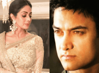 Sridevi and Aamir Khan