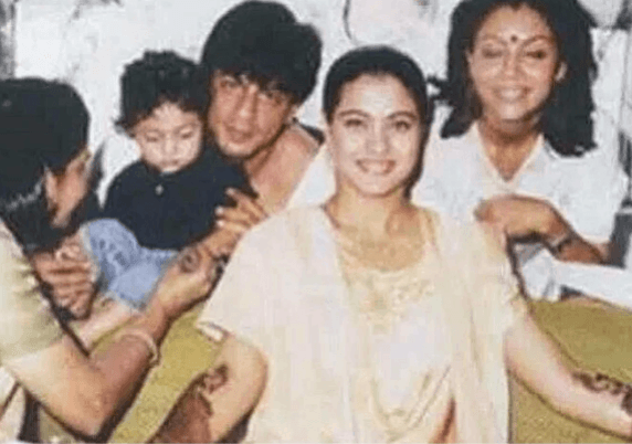 Shah Rukh Khan, Gauri and Kajol Shah Rukh Khan, Gauri and Kajol