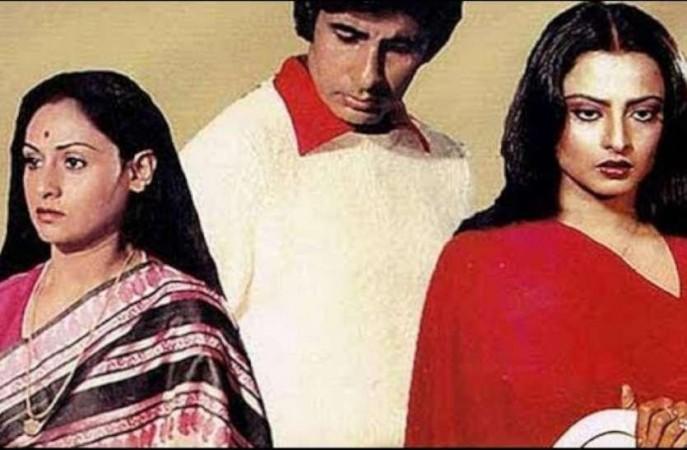 Rekha, Amitabh Bachchan and Jaya