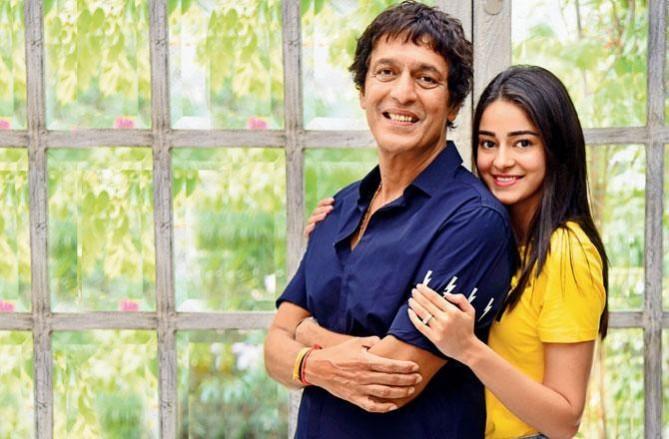 Ananya Panday and Chunky Pandey Ananya pandey